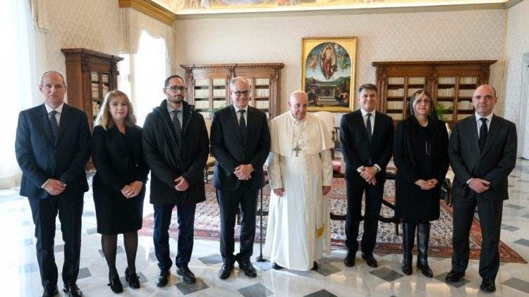 Ferenc pápa fogadta a római polgármestert Roberto Gualtierit