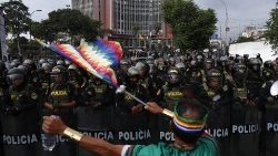 Thousands of anti-government protesters march again in Lima