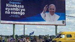 教皇フランシスコの訪問を待つコンゴ共和国・首都キンシャサで　2023年1月31日