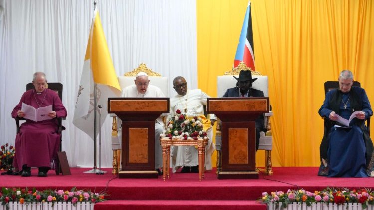 Pope Francis is now in South Sudan.