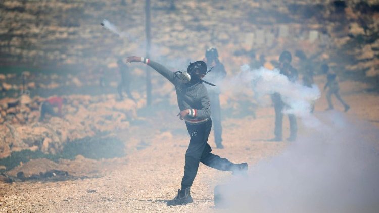 Proteste dei palestinesi a Nablus