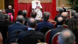 Papież Franciszek podczas inauguracji roku sądowego Trybunału Państwa Watykańskiego