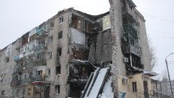 Thành phố Bakhmut của Ucraina bị đổ nát bởi chiến tranh