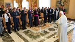 Spotkanie Papieża Franciszka z uczestnikami tzw. Dialogów Minerwy, 27 marca 2023