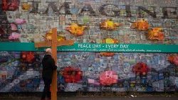 Human 'Peacewall' to mark the 25th anniversary of the Good Friday Agreement