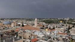 Изглед към стария град на Йерусалим