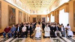 इतालवी मिश्नरी संगठनों के सदस्यगण संत पापा के संग