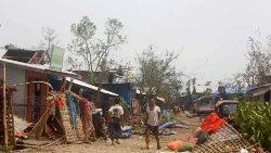 Zyklon „Mocha" traf auf die Küste Bangladeschs und Myanmars