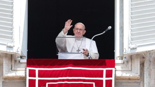 Der Papst beim Mittagsgebet