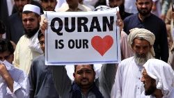 In Pakistan gab es nach der Koranverbrennung in Schweden landesweit Proteste 