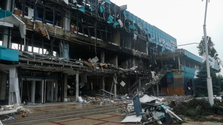 I risultati degli attacchi russi a Izmail, in Ucraina meridionale