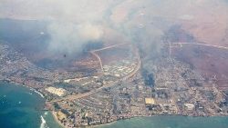 L'île de Maui en proie aux incendies, le 9 août 2023