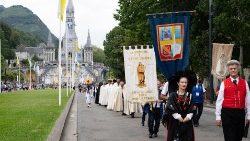 150. odsłona Francuskiej Pielgrzymki Narodowej w Lourdes, 15 sierpnia 2023 r.