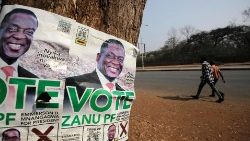 Der scheidende Präsident Emmerson Mnangagwa wurde erneut zum Wahlsieger erklärt