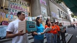 Lebensschützer demonstrieren am 5. September vor dem Obersten Gericht in Mexiko-Stadt