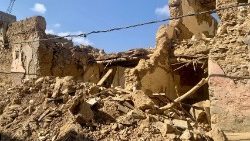 Vilarejo do Atlante destruído pelo terremoto (ANSA)