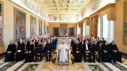 Le Pape François à l'audience avec les participants au XXVIe Colloque œcuménique paulinien 