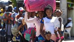 Des Haïtiens fuyant en République Dominicaine, le 16 septembre 2023. 