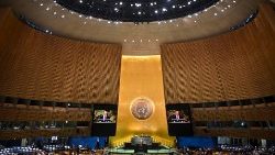 Una imagen de la 78º sesión de la Asamblea General de la ONU en Nueva York.