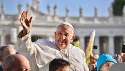 教皇フランシスコ　2023年9月27日の一般謁見　バチカン・聖ペトロ広場
