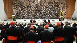 Pope Francis during the Synod of Bishops