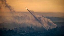 Raketen, die am Samstagmorgen von Gaza aus in Richtung Israel abgeschossen wurden