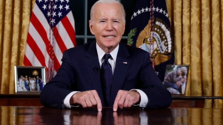 Il presidente degli Stati Uniti Joe Biden si rivolge alla nazione