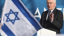 Bundespräsident Steinmeier bei der Solidaritätskundgebung für Israel am Wochenende in Berlin
