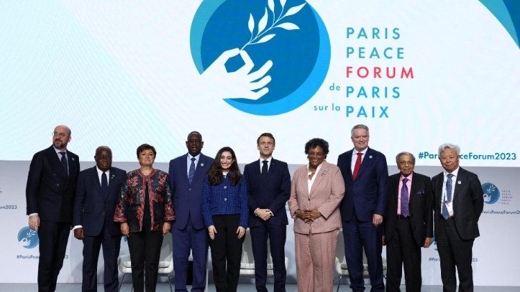 6e édition du Forum de Paris pour la paix, le 10 novembre 2023, au Palais Brogniart. 