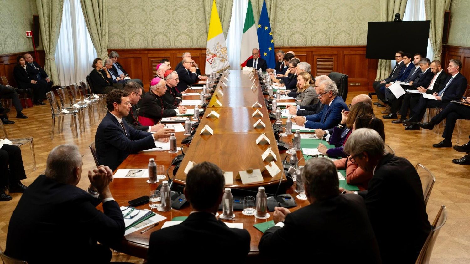 Encuentro. bilateral Italia-Vaticano por el Jubileo 2025