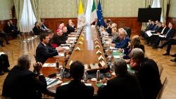 Šventojo Sosto ir Italijos vyriausybės narių susitikimas 2023 m. lapkričio 14 d.
