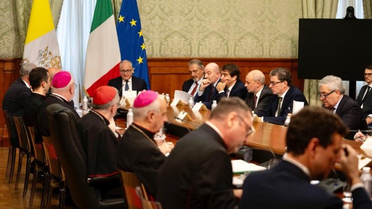 Secondo incontro bilaterale tra Italia e Santa Sede nel Giubileo 2025. (ANSA, 14 novembre 2023)