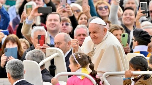Påvens audiens: Jesus är vår glädje