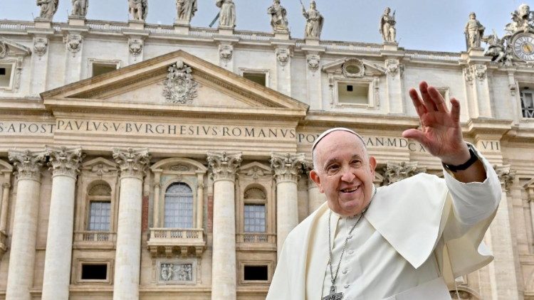 教皇フランシスコ　2023年11月15日の一般謁見　バチカン・聖ペトロ広場