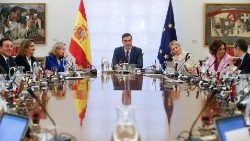 Première réunion du Conseil des ministres du nouveau gouvernement Sánchez, le 22 novembre 2023.