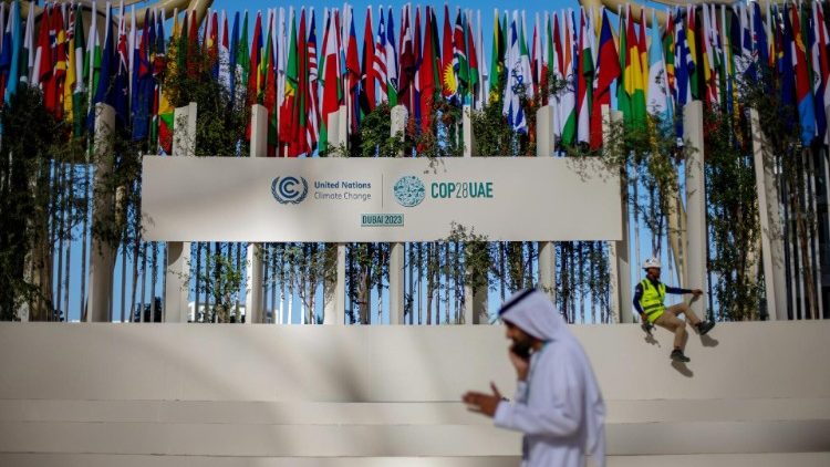 Sur le site de la COP28 à Dubaï. 