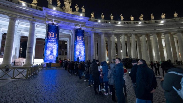 Inaugurazione della mostra '100 Presepi in Vaticano