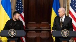 El Presidente de Estados Unidos, Joe Biden, recibe al Presidente de Ucrania, Volodymyr Zelensky 