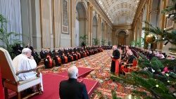 Ferenc pápa karácsonyi beszéde a Római Kúria tagjaihoz