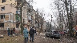 Zona di guerra in Ucraina