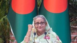 Bangladesh Prime Minister Sheikh Hasina presser following election win