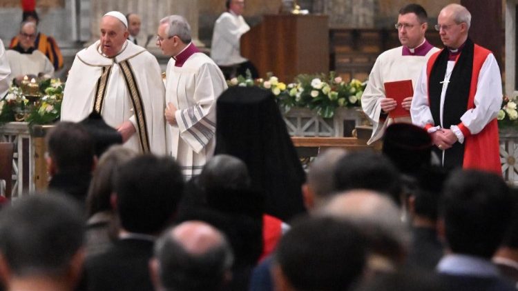 Papa predvodio molitvu Večernje na završetku Molitvene osmine za jedinstvo kršćana