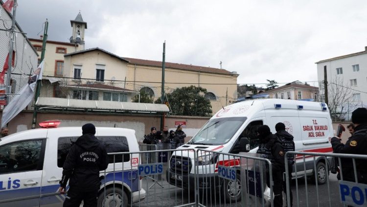 At least one dead in attack on Italian church in Istanbul	
