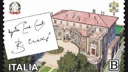  Il francobollo emesso in occasione dei 40 anni degli ''Accordi di Villa Madama'' tra l'Italia e la Chiesa cattolica