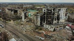 La distruzione portata dalla guerra in Ucraina (archivio)