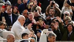 教皇フランシスコ　2024年3月13日の一般謁見　バチカン・聖ペトロ広場
