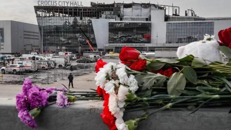 Il luogo dell'attentato a Mosca compiuto dall'Isis
