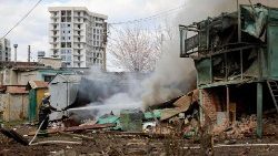 Rocket attack on Kharkiv