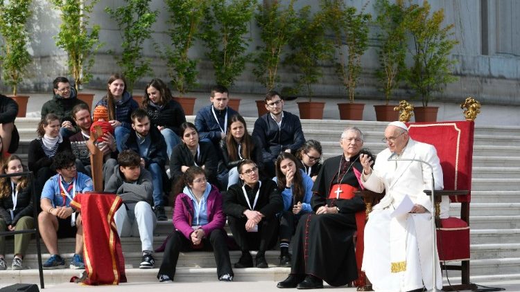 Встреча Папы Франциска с молодёжью (Венеция, 28 апреля 2024 г.)