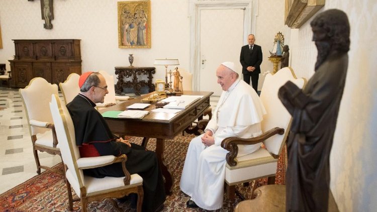 教宗接见巴尔巴兰枢机